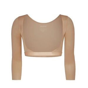 SKIMS Tan Long Sleeve Shapewear Top